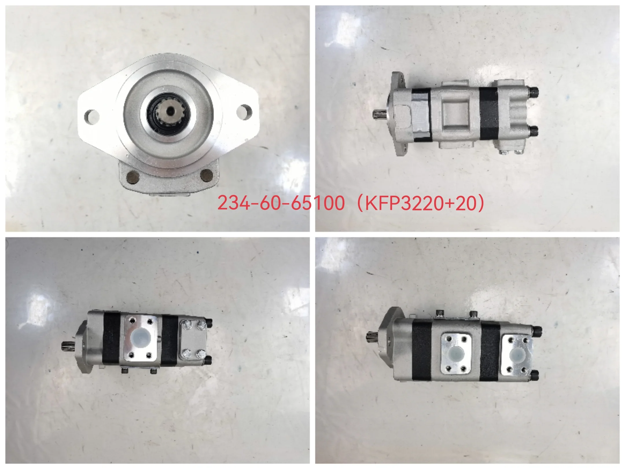 Komatsu OEM Customizable High Pressure Hydraulic Gear Pump with 16cm³ Displacement and 150 bar Operating Pressure