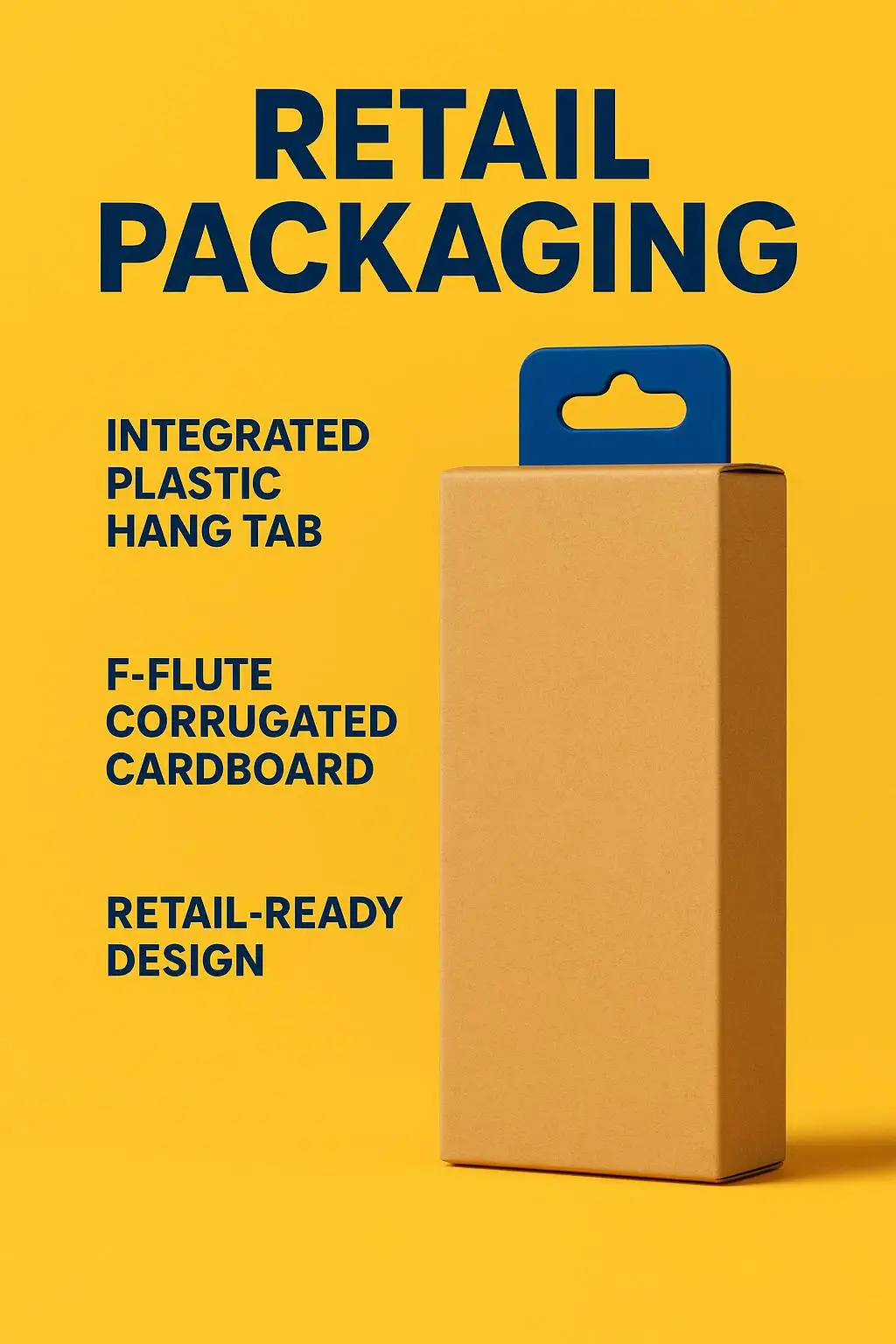 Custom Logo Cardboard Retail Box with Hanger for Consumer Electronics and Phone Accessories Packaging - detail 3