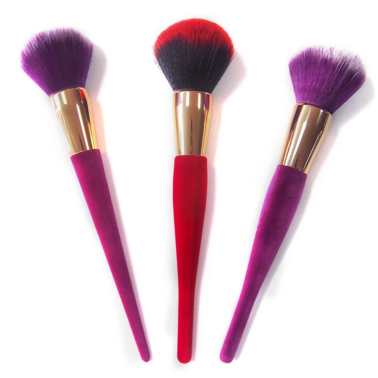 high quality new special single makeup brushes with flocking