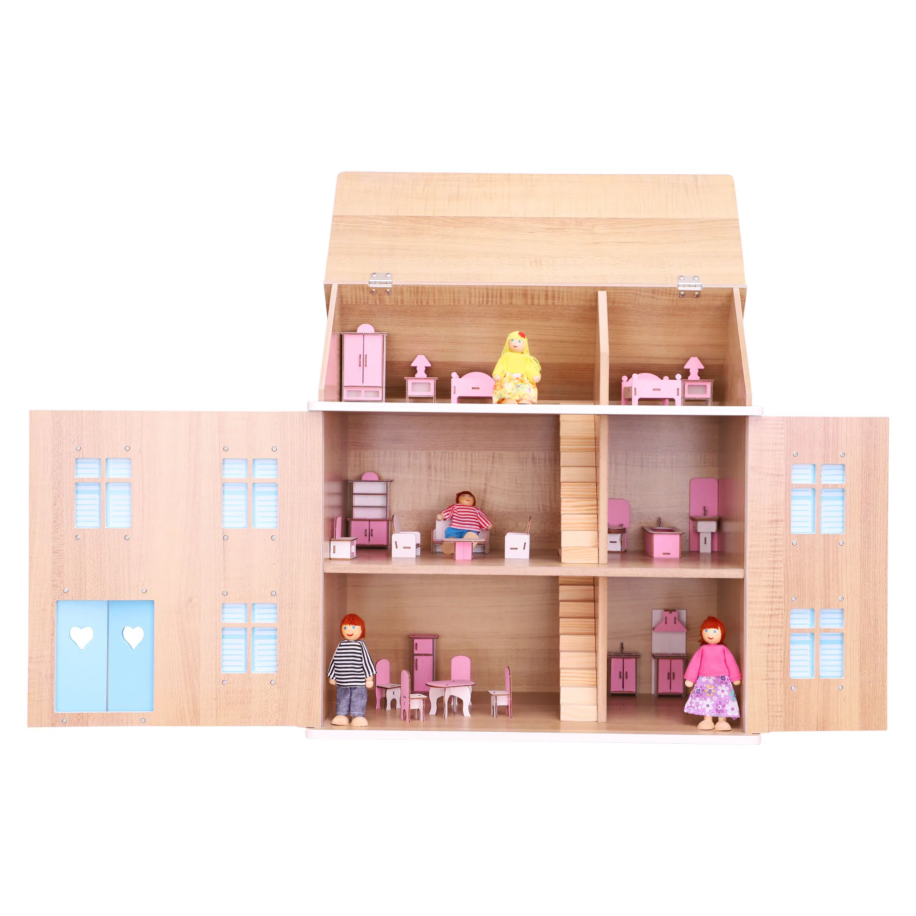 经典木制玩具屋传统游戏屋