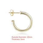 Jewelry Gemnel Jewelry Brass 18k Gold Chunky Hoop Big Earrings Handmade Vintage Earings 2021 Womens