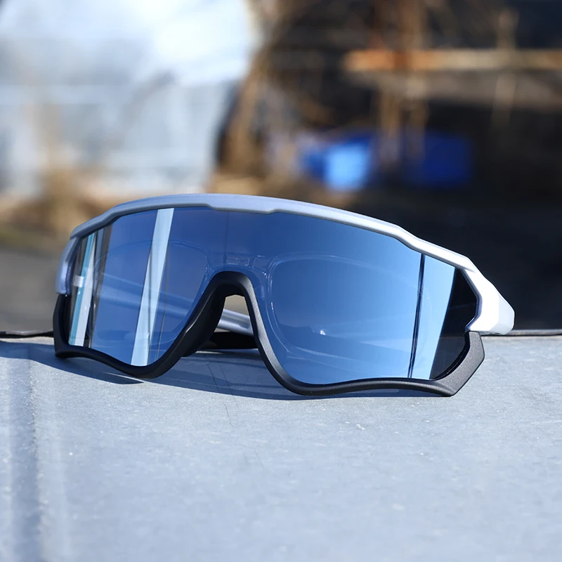 Photochromic Cycling Sunglasses For Men Women Bike Glasses Polarized Eyewear UV 