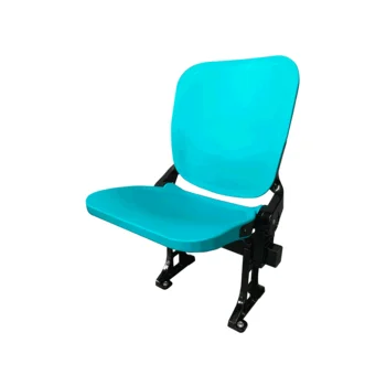 Tip up folding gas assisted injection PP plastic branded padded luxury prayer folding stadium seating seat for bleacher