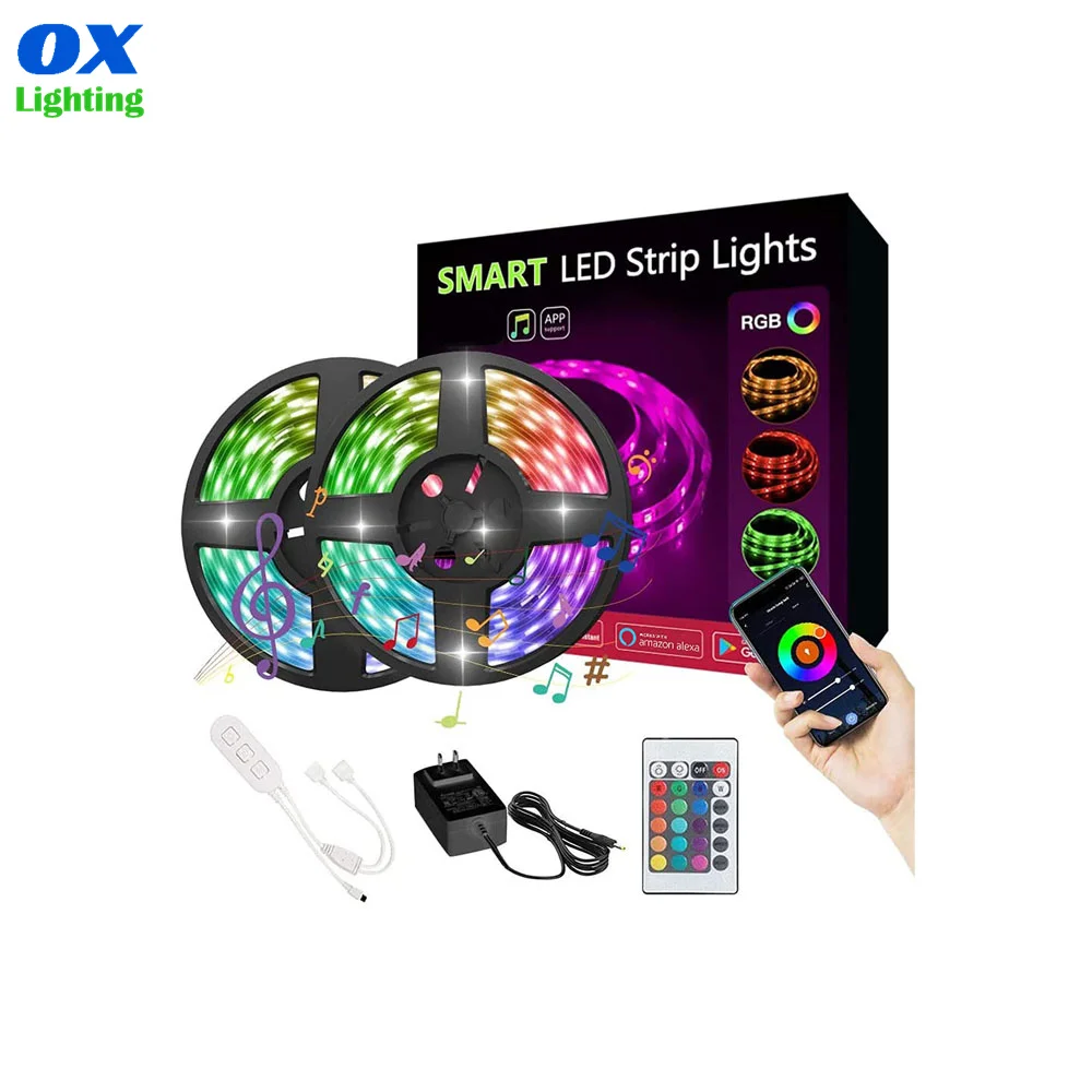 Rgb Led Strips Ambient Light El Wire Rgbww Chip 5050 5 Color Led Strip  Light Smd 5050 Rgb Rope Light Led Strip - Buy Back Light Tv Strip,Male Rgb  Led Strip Connector,Amazon