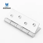 Hinge Hinge 272g 4 Inch Casement Adjustable Door Hinge Ball Bearing Iron Furniture Invisible Door Hinge Stainless Steel
