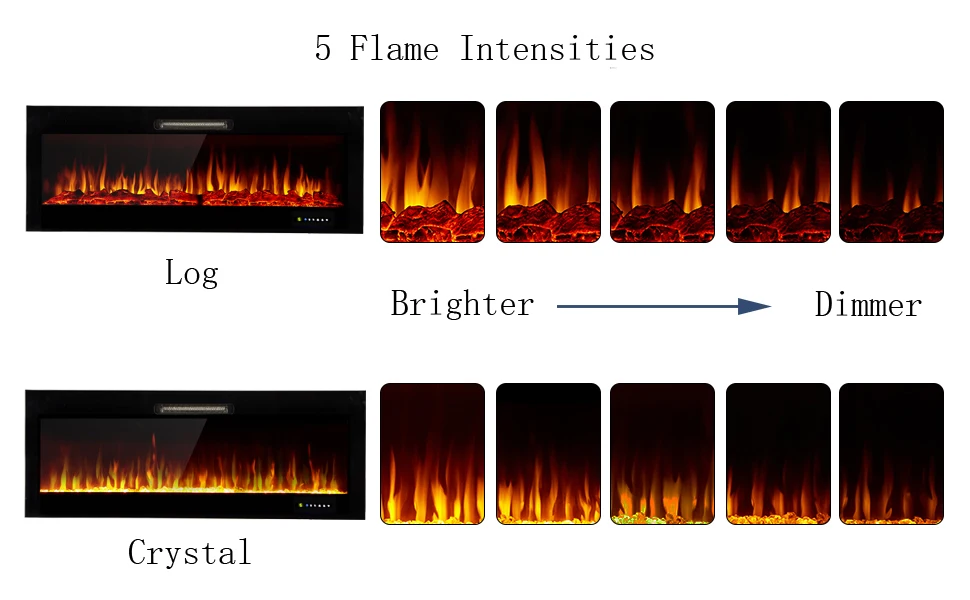 Electric Fireplace, 30-Inch, LED - detail 10