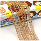Beads Faceted 10mm Crystal Beads Faceted Abacus Shape Rondelle Loose Beads Mixed Color Beads