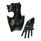 Jewelry Jewellery Gold RH1008 Dubai Costume Pluted Jewelry Sets Fashion Jewellery Set 18K GOLD PLATED For Women