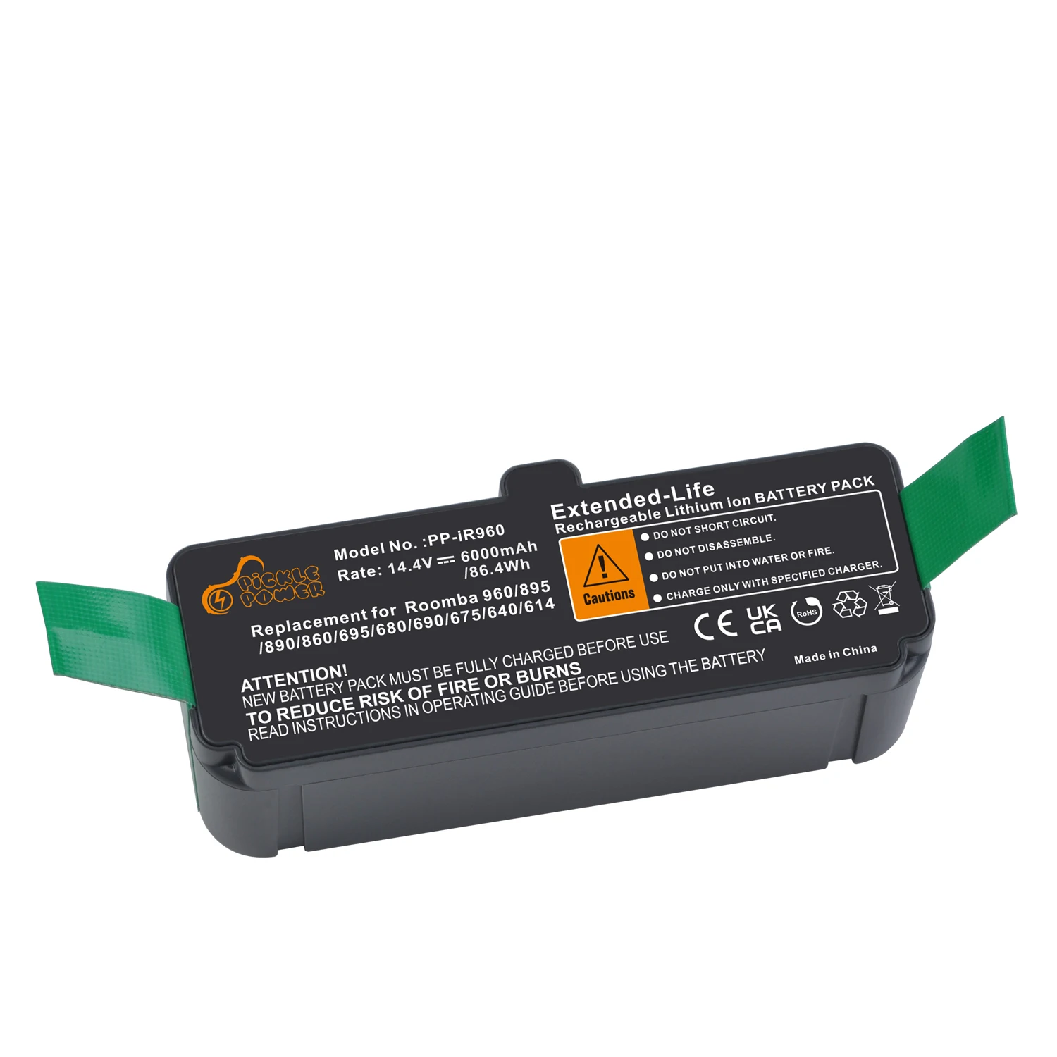 how long does roomba 960 battery last