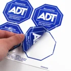 Sided Sticker Side Printed Label Private Design Custom Double Sided Printed Label Sticker Window Sticker Double Side
