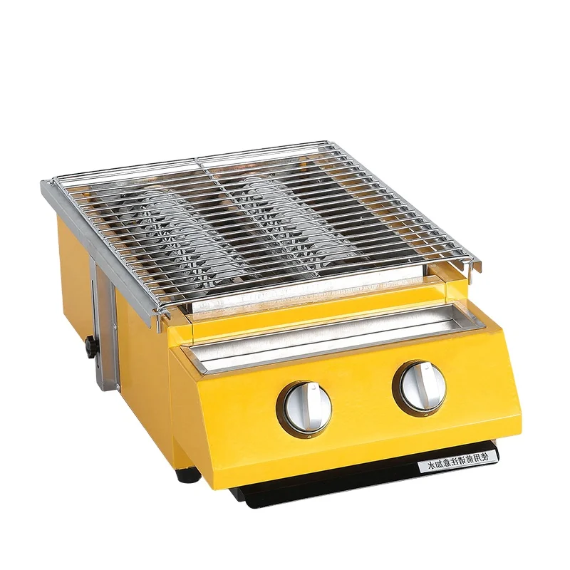 Lpg/ng Barbecue Machine Tabletop Small Stainless Steel Smokeless Gas Bbq Grill - Buy Stainless Steel Gas Bbq Stainless Steel Gas Bbq Grill,Small Stainless Steel Gas Bbq Product on Alibaba.com