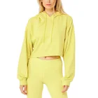 Fashion Hoodies For Women OEM Custom Long Sleeve Short Solid Color Leisure High Quality Gym Fashion Hoodies For Women