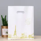 T-shirt Bags Plastic Factory Custom Printed T-Shirt Sac Plastique Bags Plastic Shopping Bags With Logos