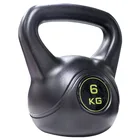 High Level Quality Multifunctional Anti Slip Handle 4kg 6kg Iron Sand Mixture Round Kettlebel