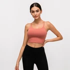 Tank Top Amazon Hot Sale Women Padded Sports Bra Fitness Workout Running Shirts Yoga Tank Top
