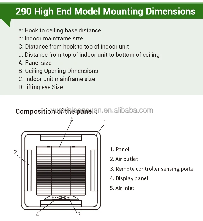Fan Coil Unit, Ceiling, 345-2380, 50-198 - detail 16