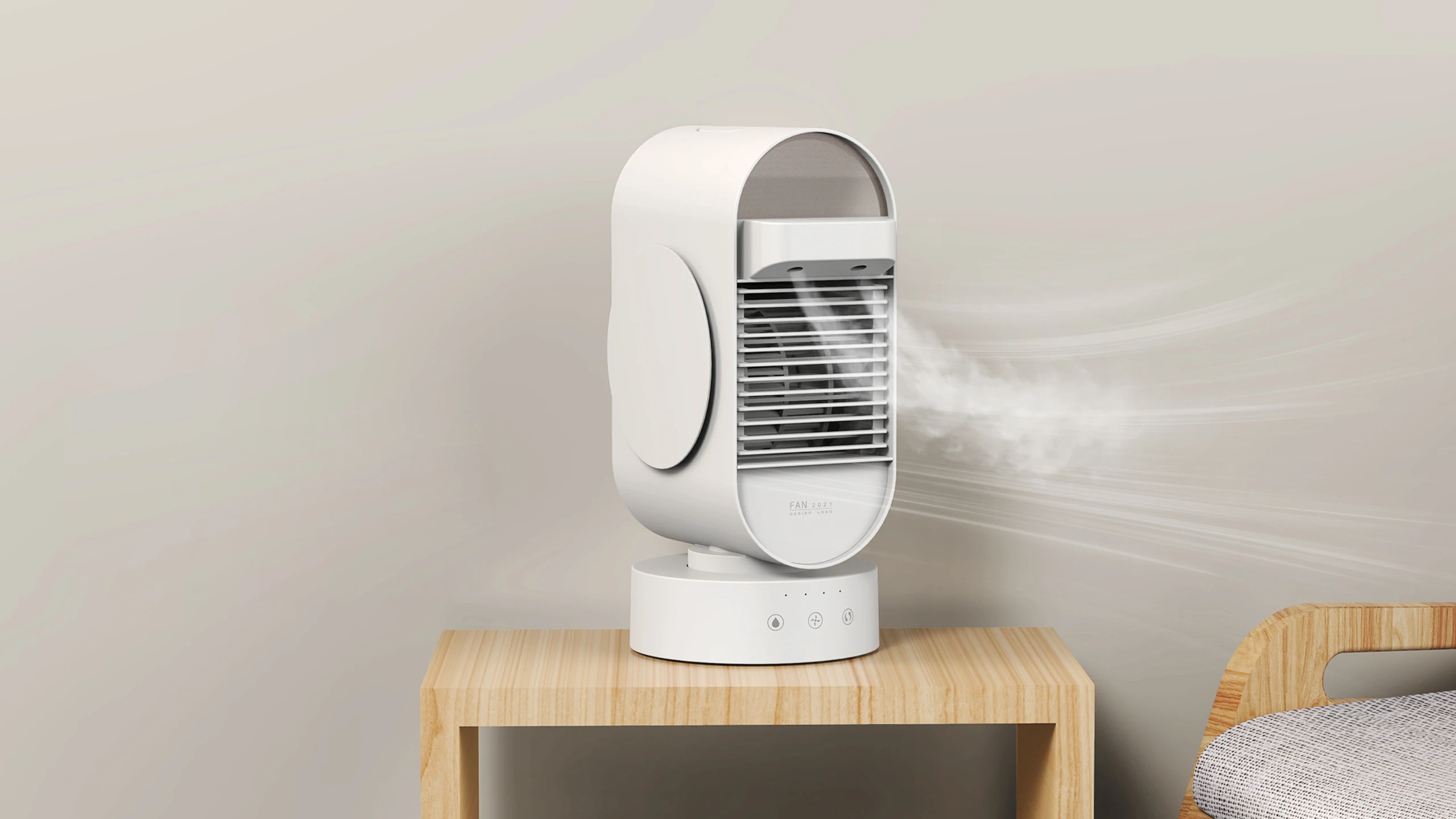 evaporative rechargeable usb mini condition air cooling fan with