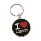 Promotional New Advertising Custom LOGO Keyrings Promotional UK Gifts Metal Car Keychain