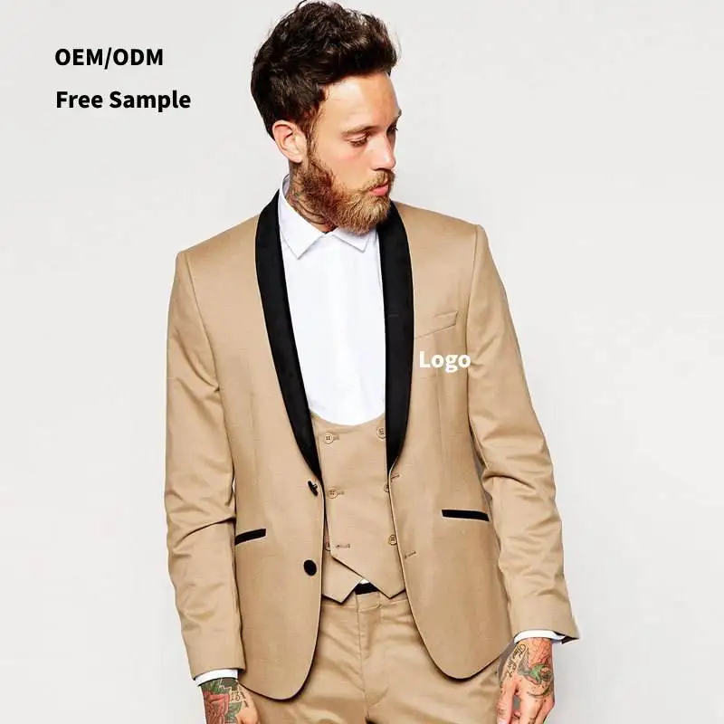 Wholesale Suit Supplier Slim Fit Elegant High-End Daily Prom Wedding Tuxedo Suits For Grooms