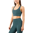 Soft Fit Women Soft Slim Fit Quick Dry Comfortable Leggings And Bra Yoga Set