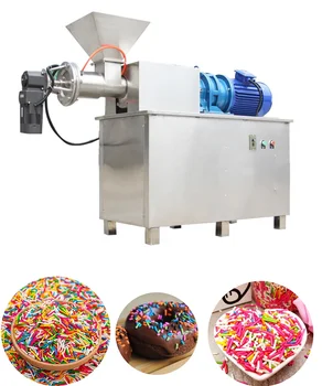 Automatic Colour Sugar Vernicelli Sprinkle Sugar Needle Extruder Vermicelli Making  Machine