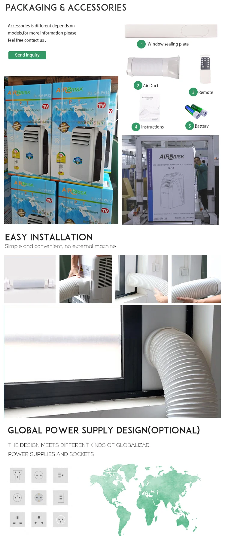 Portable Air Conditioner, 12000, R290 - detail 20