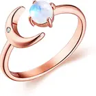 Ring Ring Silver 925 Silver Jewelry 925 Moon Ring Sterling Silver Moonstone Ring Moonstone