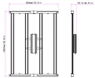 SNC New Aluminum 480w Indoor Flower Planting Full Spectrum Led Grow Light 2.6umol/J IP65 ETL Pending