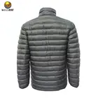 Warm Casual Warm Black Hooded Winter Jacket Man