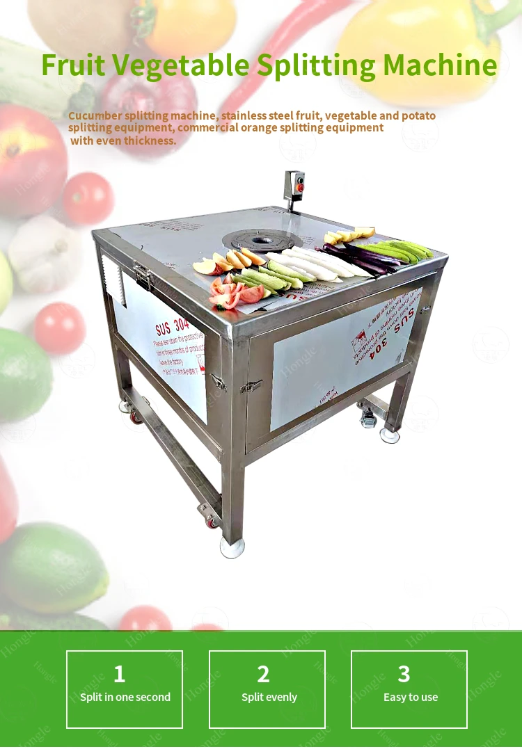 Tomato Lemon Potato Wedges Fruit and Vegetables Cutting Separating Splitting Machine for Sale supplier