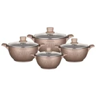 Pots Pan Pot Amercook Kylie 12pcs Non Stick Forged Aluminum Kitchen Ware Cook Utensils Set Soup Pots Pan Cookware Sets