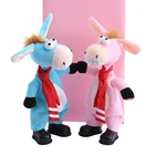 Animated Long In Lying Soft Music Dancing Donkey Animated Electronic Plush Toys