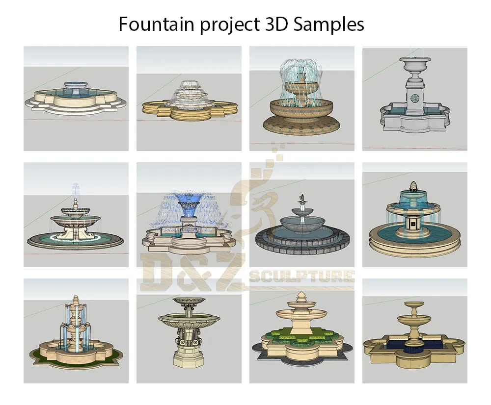 Fountain project 3D