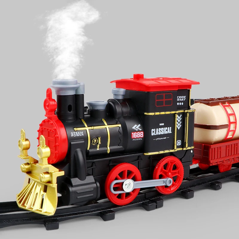 Hot Sale Christmas Modern Classical Train Set, Rail Train Toy, Train Toys For Kids