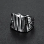 Ring Letter Available In Stock Chic Blank Engraving Ring Name Resizable Silver Letter Ring