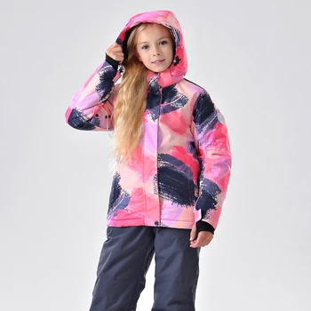 Customize High Quality Waterproof Warm Breathable Snow Wear Snow Ski Suit For Girls