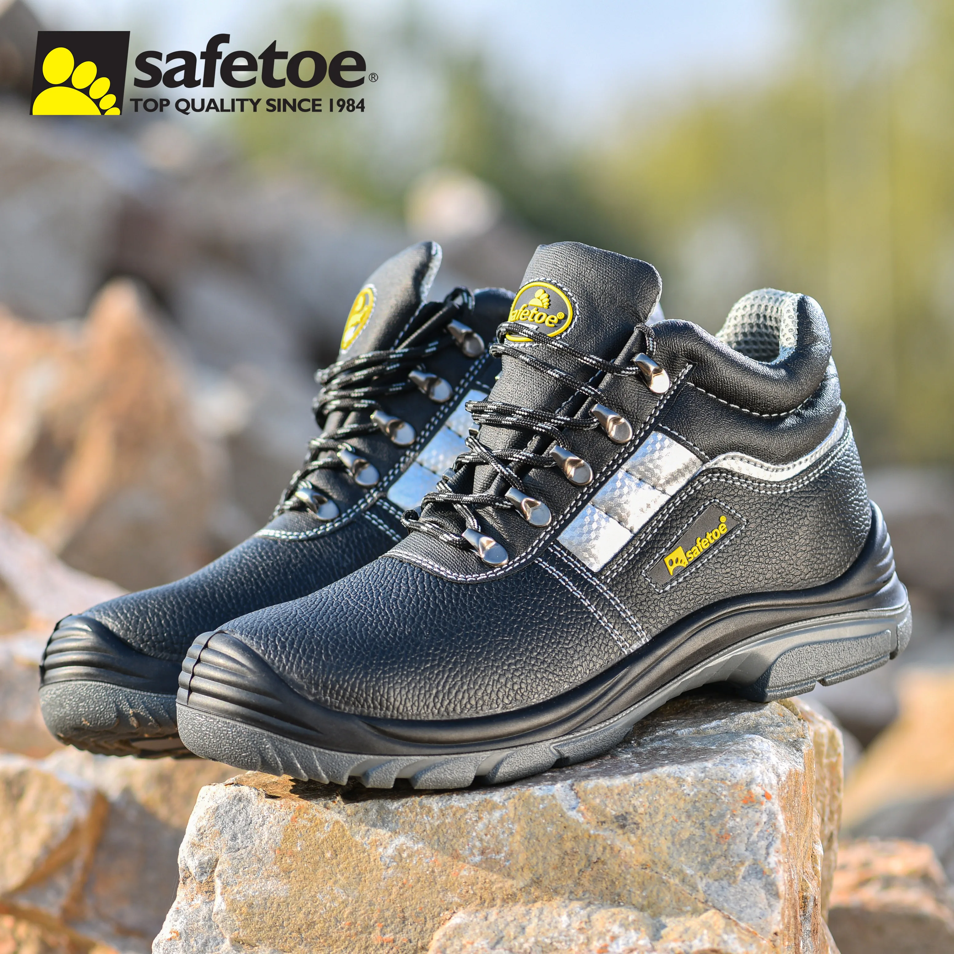 S3 Steel Toe Cap Safety Shoes Protective Work Boots Hiking Indestructible Mens 