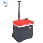 Plastic Cooler Plastic Cooler Box Wholesale 2019 New 28L Plastic Beer Ice Cooler Box With Solar Panel