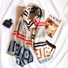 Hijab Shawl Scarf F Design Pattern Cotton Linen Polyester Islamic Hijab Shawl Scarf 2020