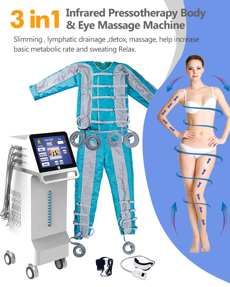 Professional Salon Use Pressotherapy All Body Pressotherapy Suit Pressotherapy Lymphatic Drainage Machine
