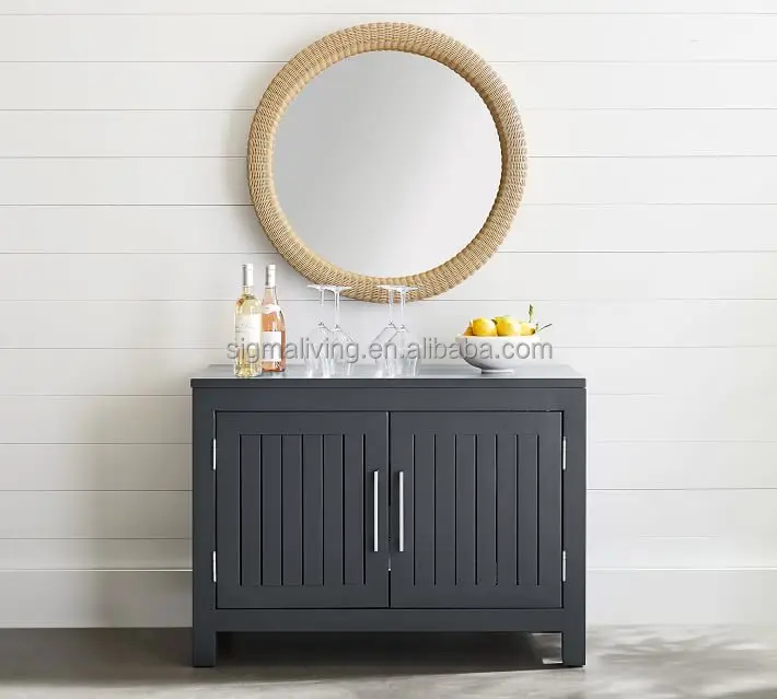 Garden sets furniture outdoor round wall mirror