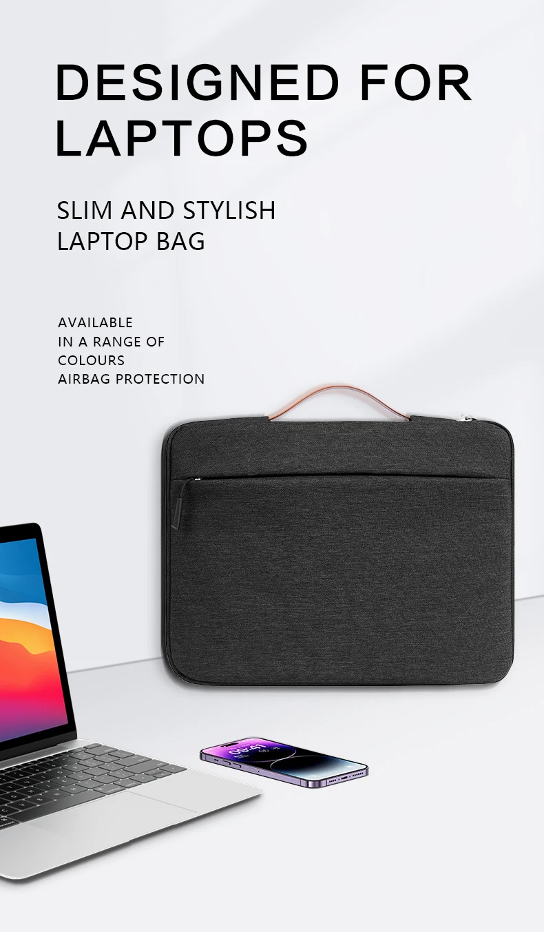 Shockproof Computer Briefcase Travel Business Men Laptop Case Cover 13 14 16 Inch Notebook Pouch for Laptop Sleeve Bag factory