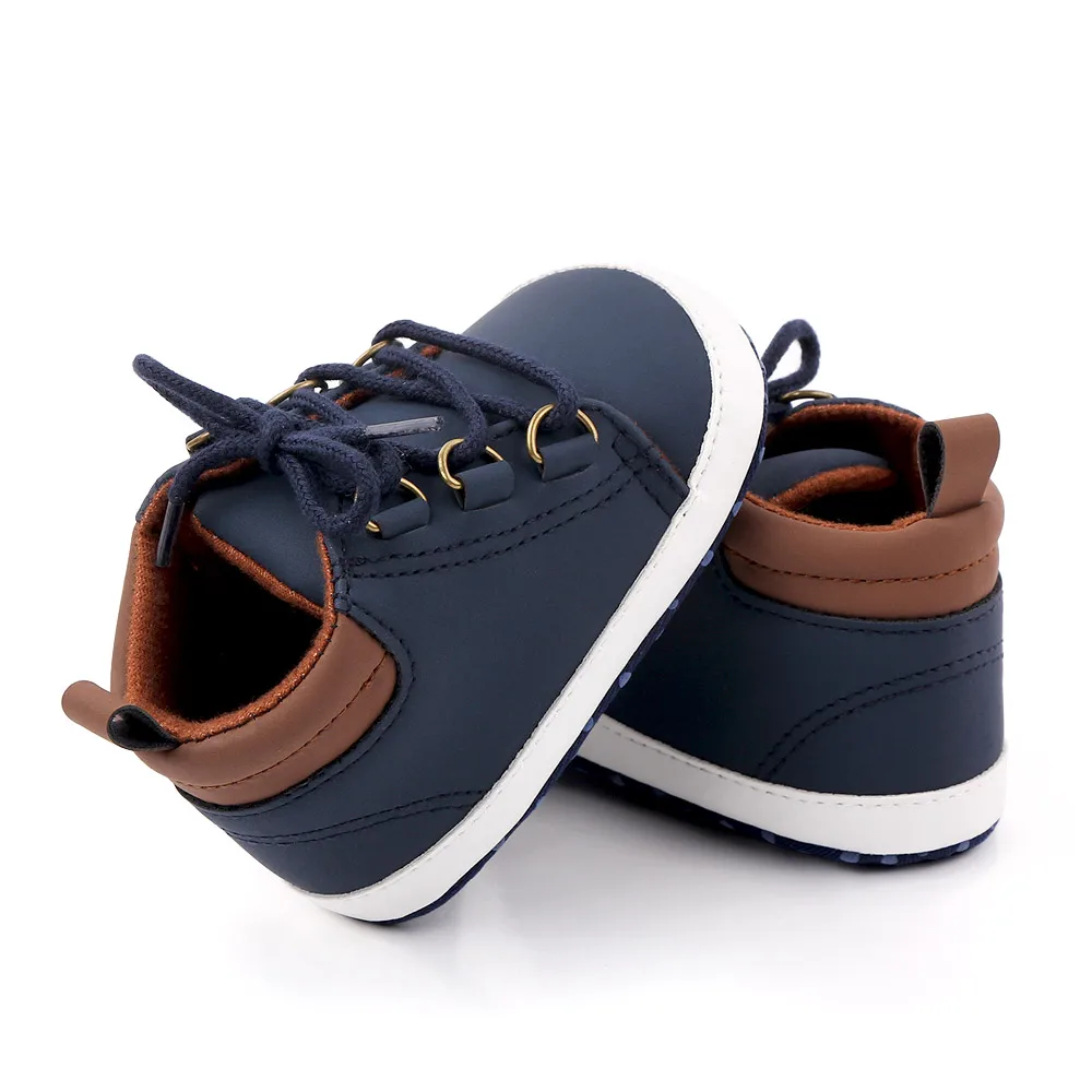 Unisex High Quality 2024 Spring Autumn Style Casual Shoes Anti-Slip Soled Toddler Walking Shoe Boys 6-12-15 Months Plaid Style supplier