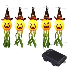 High quality halloween wizard decoration light pumpkin spider ghost bat light