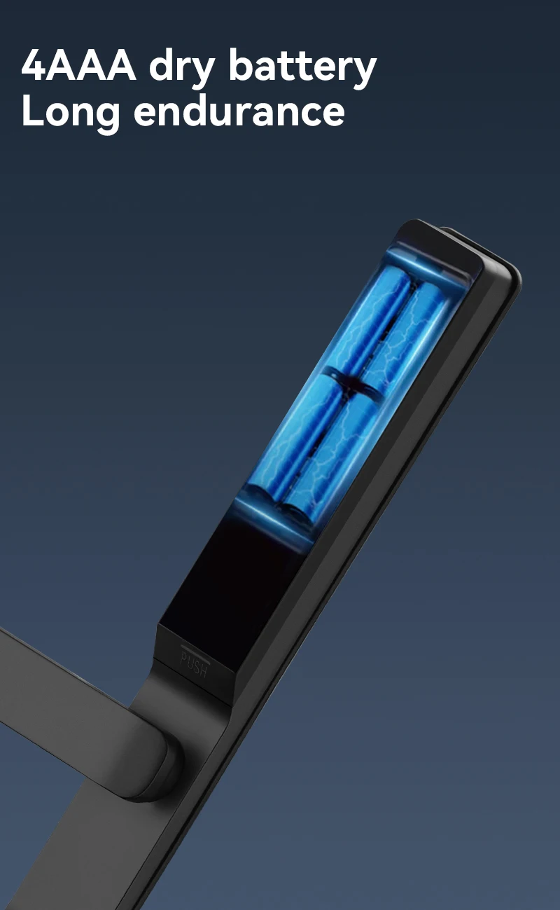 Qleung New Design S960 Waterproof Front Panel Smart Lock Tuya Wifi TTlock Digital Fingerprint Card Code Door Lock 8