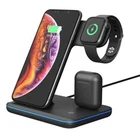 Charger Factory Price 15W 3 IN 1 Fast Wireless Charger For Phone Watch