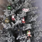 Black Decorations Decoration Wholesale Black Red Star Tree Hanging Wooden Ornaments For Christmas Custom Decorations