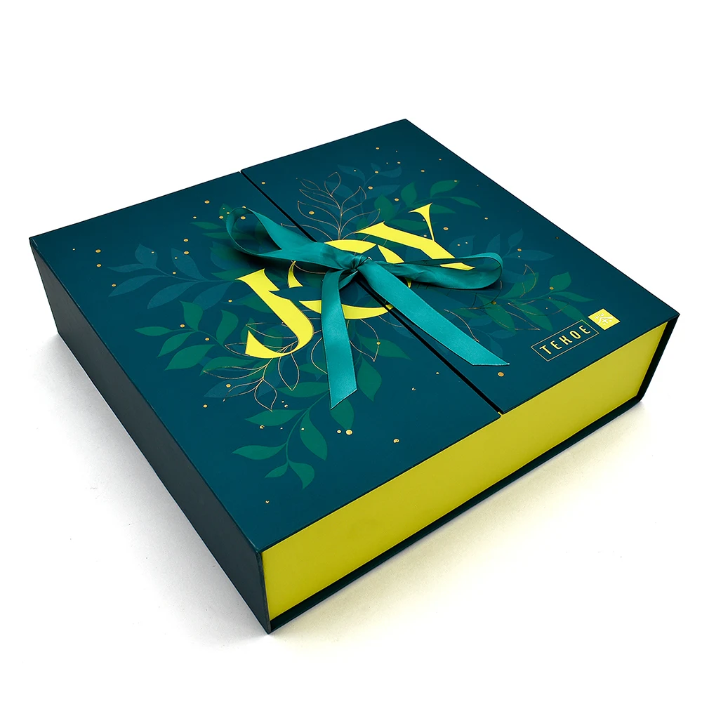 Recyclable Rigid Gift Packaging Luxury Digital Printing Surprise Blind Box Custom Advent Calender Christmas Box details