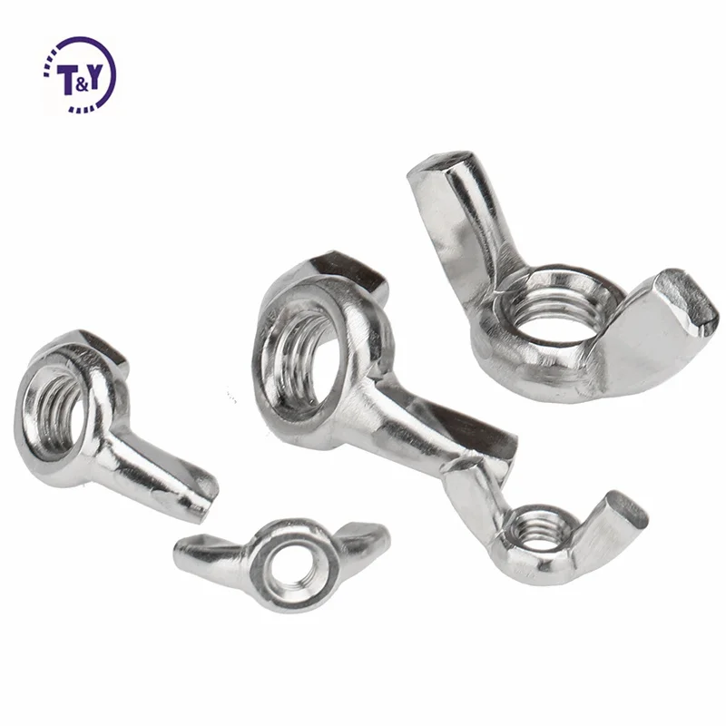M10 M5 M8 M12 bags or boxes M6 Butterfly zp metric wing nuts zinc plated M4 
