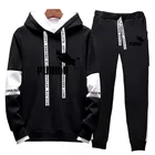Factory Wholesale New Hoodie Men's Teen Hooded Suit Korean Fashion Men's Sports And Leisure Suit Wholesale